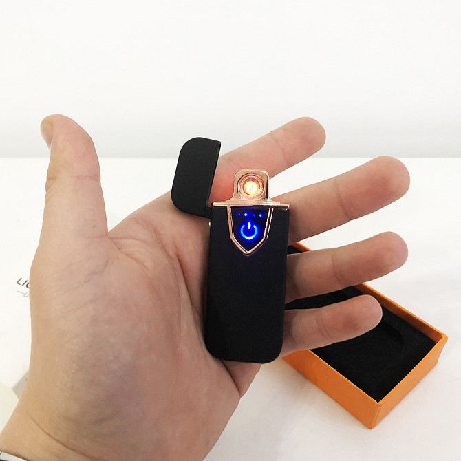 Зажигалка в подарочном футляре, Электроимпульсная usb зажигалка с подзарядкой от usb HV-78 Львов - изображение 10
