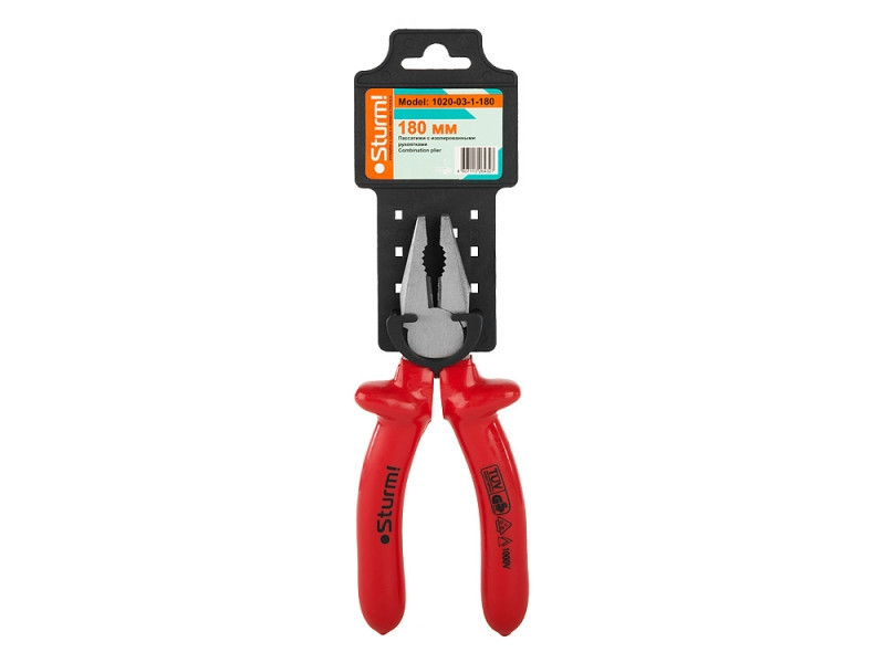 Пассатижи диэлектрические 180мм 1000В Sturm 1020-03-1-180 (читать описание) Ровно - изображение 1