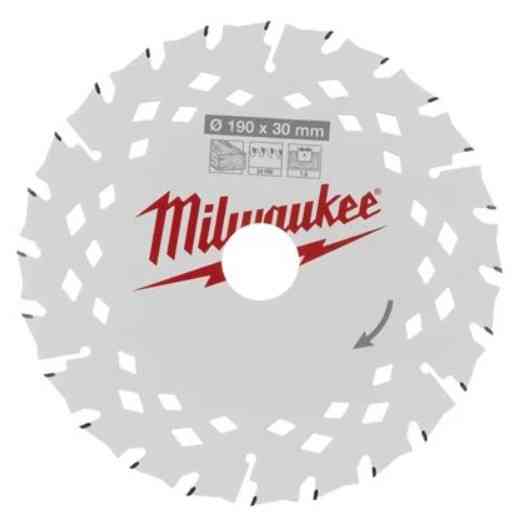 Диск пиляльний PFTE MILWAUKEE, O190х30х1,8мм, 24 зуб. Одеса