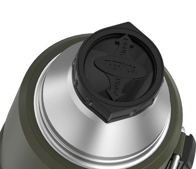 Універсальний Термос 1.2 літра з ручкою для напоїв Thermos "Stainless King" Olive (170028) Нержавіюча сталь Нововолинськ - фото 8