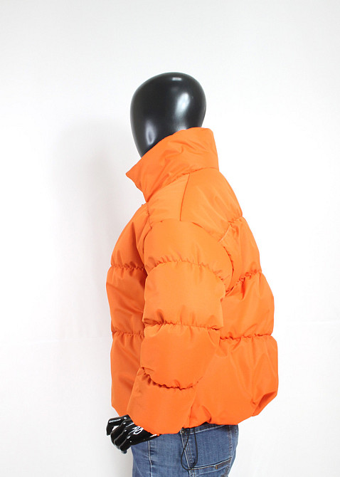 Демисезонная женская куртка Оранжевый 44 Харьков - изображение 2