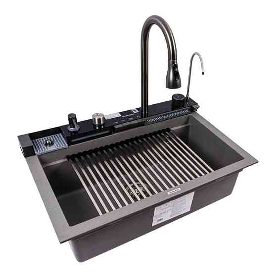 VALESO Гранітна мийка VALESO IRENA 6846 матова Сірий мусон Киев