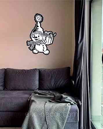 Декоративне настінне Панно «Сніговик», Декор на стену Київ