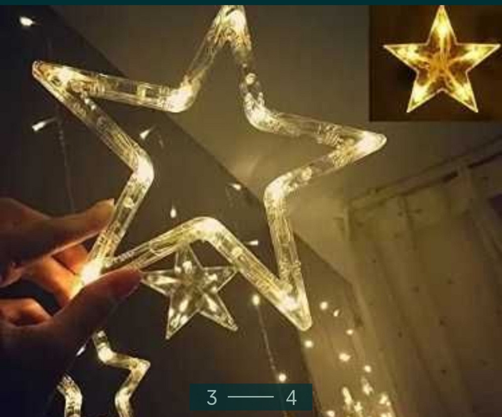 Герлянда Штора зореспад. Київ - фото 3