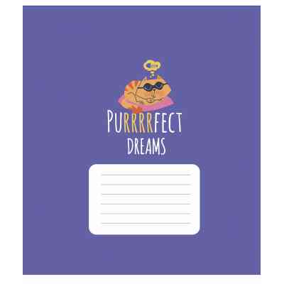 Зошит Школярик Purrrfect cats 18 аркушів лінія (018-3562L) Вінниця