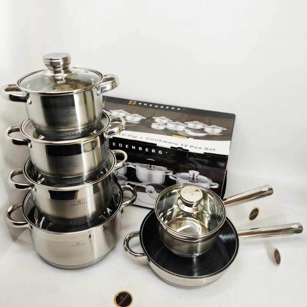 Модные наборы посуды, Набор кастрюль-сотейников, Набор посуды для электрических плит AG-70 Львов - изображение 10