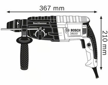 Профессиональный ударный электрический прямой перфоратор Bosch GBH 240 : 790 Вт, 2.7 Дж (0611272100) Киев - изображение 5