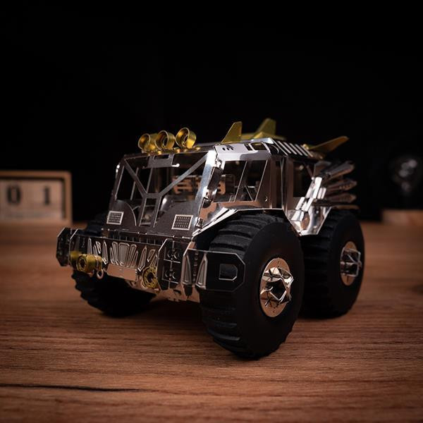 Колекційна модель-конструктор Metal Time Trophy Hunter Всюдихід Шерп механічний двоколірний (MT056) Харків - фото 12