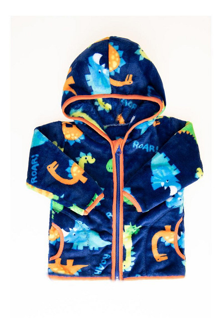 Куртка-толстовка детская весенняя, синяя, с капюшоном на молнии Крохатушка одяг 80 Киев - изображение 1