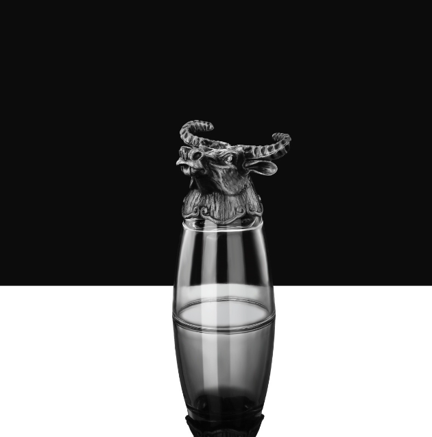 Набор рюмок Китайский гороскоп 30 мл х 12 шт Графин 300 мл в Кейсе Старое серебро Кременчуг - изображение 10