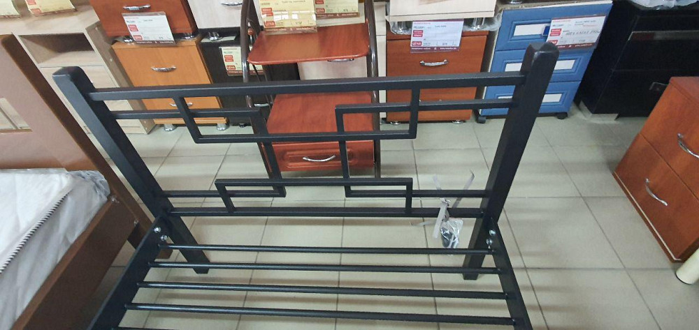 Двоспальне металеве ліжко Фавор від ТМ Теnero 180х200, Каркас — метал відстань 8 см., 2 ящики Харків - фото 5