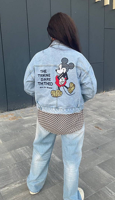 Джинсовая куртка женская микки р 42-48 Харьков - изображение 3