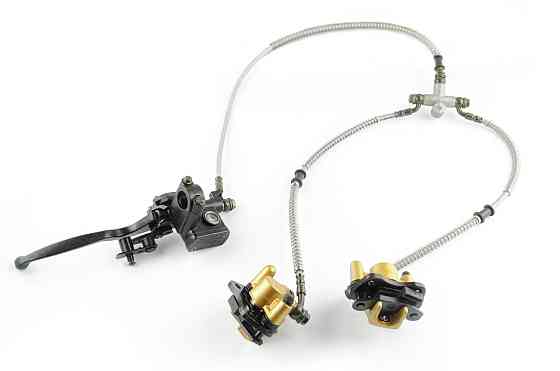 Тормозная система дисковая (в сборе, передняя) квадроцикл 110/250 Мукачево