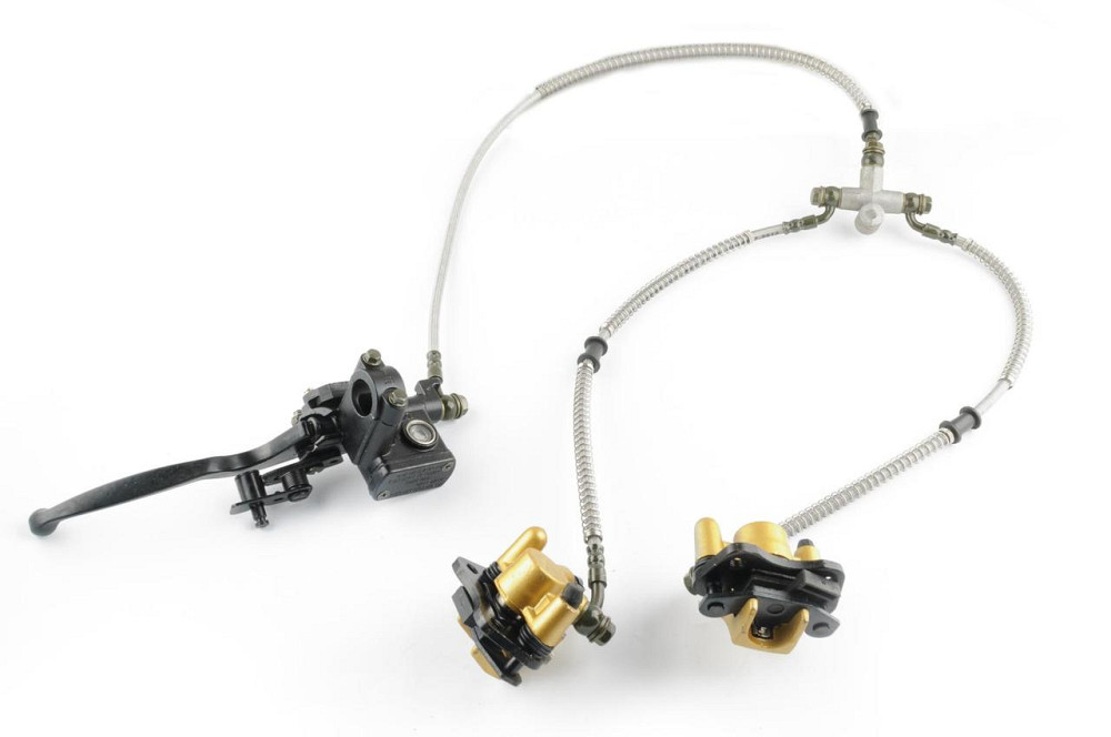 Тормозная система дисковая (в сборе, передняя) квадроцикл 110/250 Мукачево - изображение 1