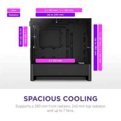 Корпус NZXT H3 Flow All Black (CC-H31FB-01) Вінниця