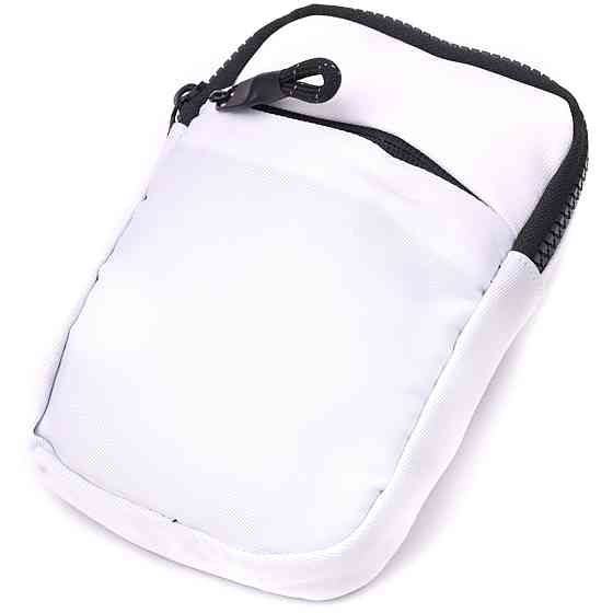 Стильна слінг сумка для подорожей із якісного текстилю Білий (Vintage) Київ