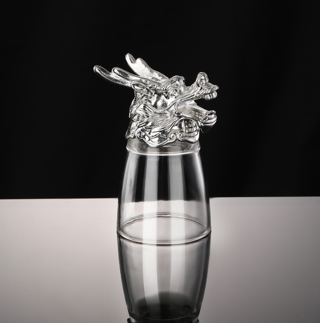 Набор рюмок Китайский гороскоп 30 мл х 12 шт Графин 300 мл в Кейсе Серебро Кременчуг - изображение 7