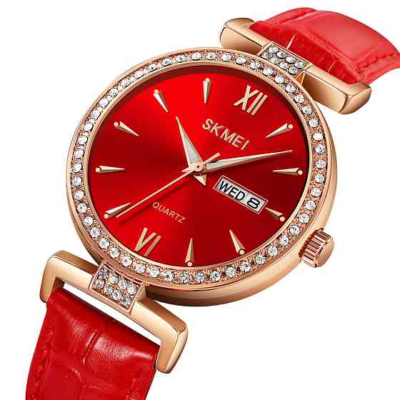 Skmei 2090RGRD Rose Gold-Red SBR Киев