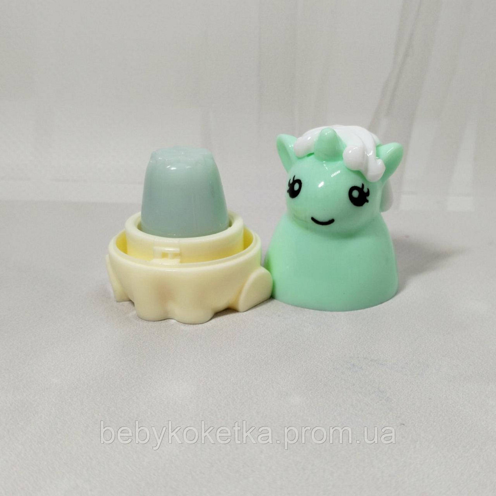 Дитячий бальзам для губ зволожувальний Magic Your Life Lip Balm Единоріжка Зелений Львів - фото 2