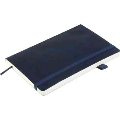 Книга записна Buromax Primo 125x195 мм 96 аркушів в клітинку обкладинка зі штучної шкіри Синя (BM.291161-02) Вінниця