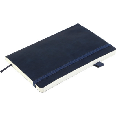 Книга записна Buromax Primo 125x195 мм 96 аркушів в клітинку обкладинка зі штучної шкіри Синя (BM.291161-02) Вінниця - фото 3