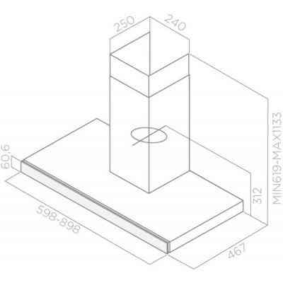 Витяжка кухонна Elica JOY BLIX/A/60 Вінниця