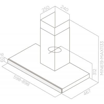 Витяжка кухонна Elica JOY BLIX/A/60 Вінниця - фото 2