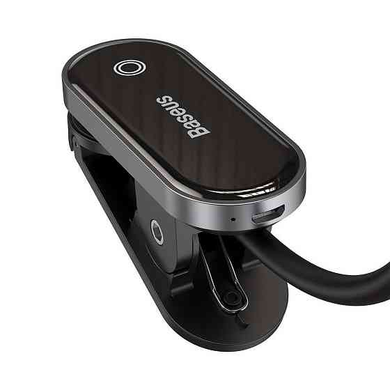 Універсальна акумуляторна LED лампа на кліпсі Baseus Comfort Reading Mini Clip Lamp DGRAD-0G (Темно-сіра) Миколаїв