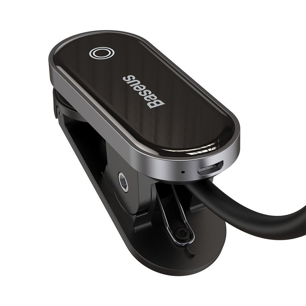 Універсальна акумуляторна LED лампа на кліпсі Baseus Comfort Reading Mini Clip Lamp DGRAD-0G (Темно-сіра) Миколаїв - фото 6