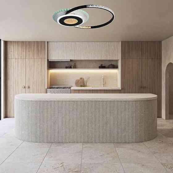 SIRIUS Люстра світлодіодна акрилова Sirius C7067/500 WH+BK (RGB) 80W+8W Коломия