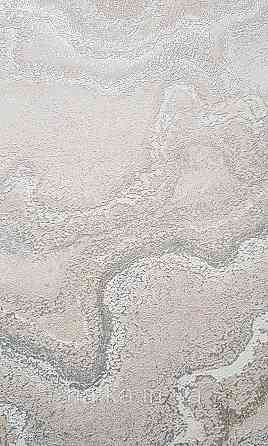 Шпалери вінілові на флізеліні AS creation Della Natura 1.06Х10 абстракція хвилі бежеві сріблясті білі Київ
