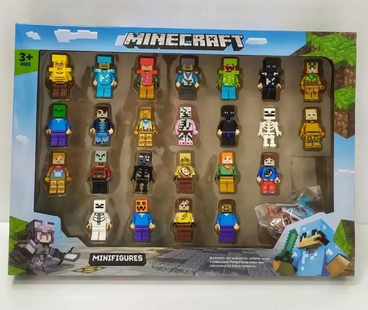 Набор минифигурок Minecraft 24 шт с оружием – подарок для фанатов игры Майнкрафт Коломыя - изображение 4