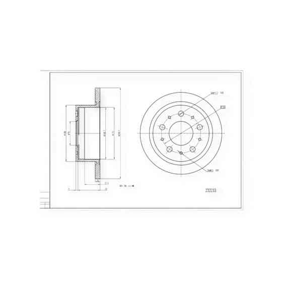 Диск Fiat Ducato (2006-) задний (d300x16mm) тормозной Мукачево