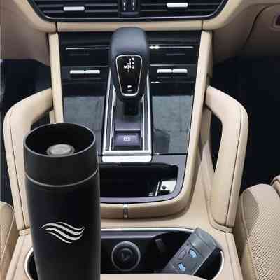 Термокружка Tavialo матовий чорний колір + 2 ущільнювальних кільця 460 мл (190460101) Винница