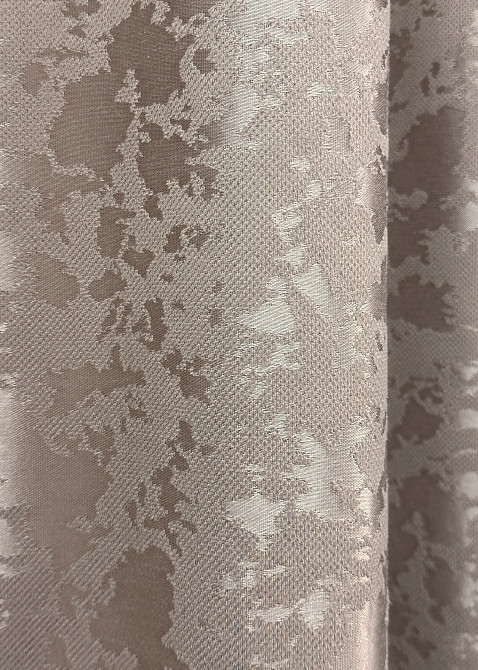 Комплект готових штор VR-Textil Льон мармур Pavliani VO № 1715ш світло-пудровий 100х270 см 2 шт (31-758) Київ - фото 8