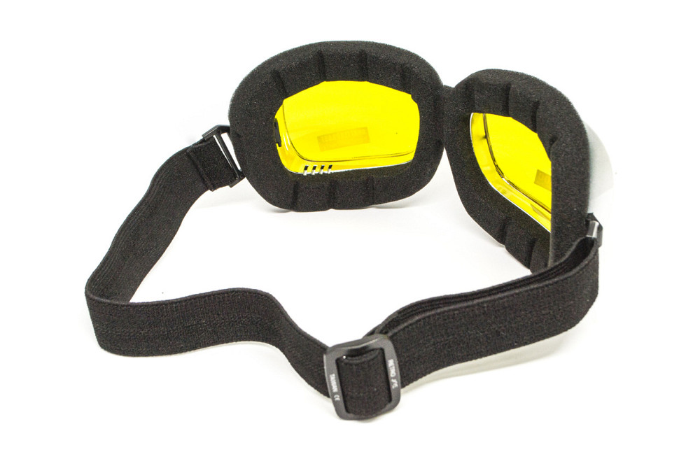 Окуляри захисні з ущільнювачем Global Vision Retro Joe (yellow) жовті Київ - фото 2