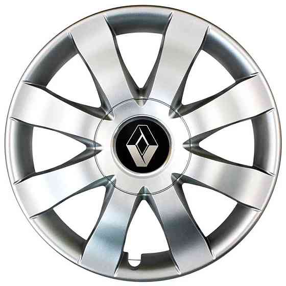 Автомобильные модельные колпаки R15 Renault 323 4шт, SJS, серебряные Киев