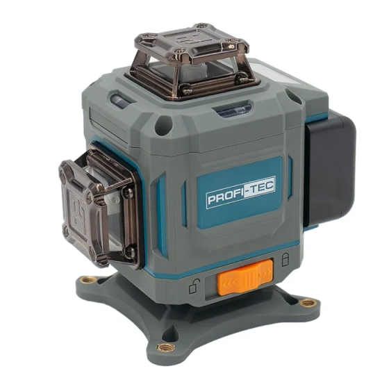 Лазерний нівелір PROFI-TEC PGL 4D 1640 (40 м, 16 ліній, зелений промінь) Київ