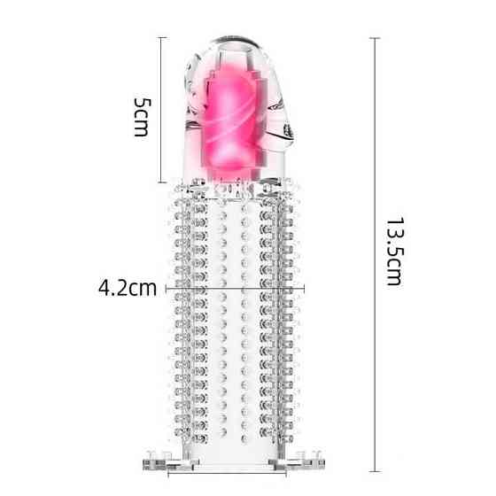 Насадка для увеличения пениса с вибрацией 