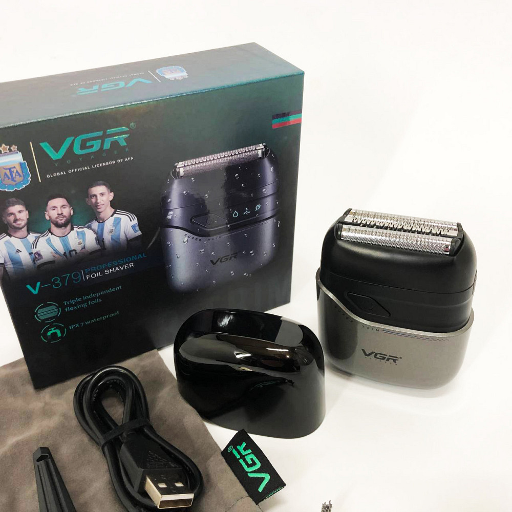 Електробритва для догляду за бородою, Електронна бритва для бороди, Компактна електробритва чоловіча AD-74 Львів - фото 11