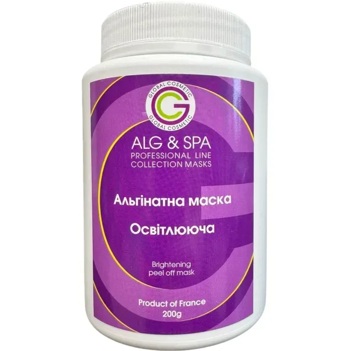 Альгінатна маска освітлююча для обличчя Brightening Peel Off Mask ALG & SPA, 200г Дніпро - фото 1