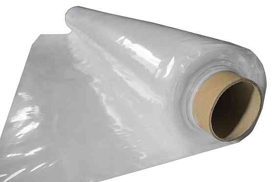 Пленка 50 мкм (3м*100 м.) прозрачная, полиэтиленовая в рулоне Днепр