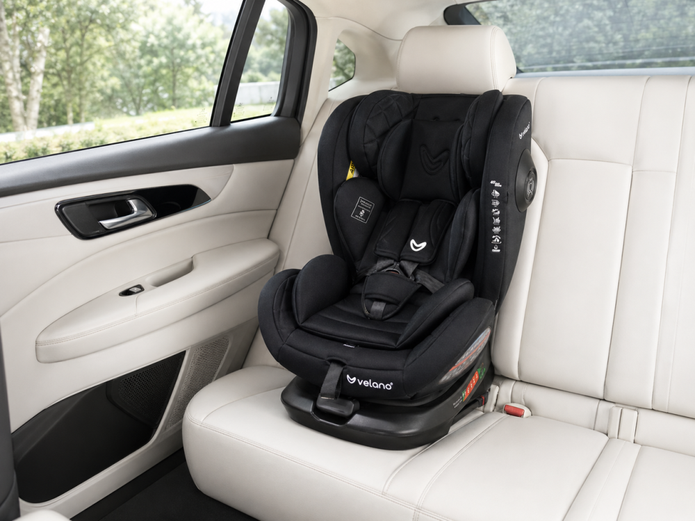 Автокресло VELANO Aura 360° i-Size 40-150 см, ISOFIX, black Киев - изображение 5