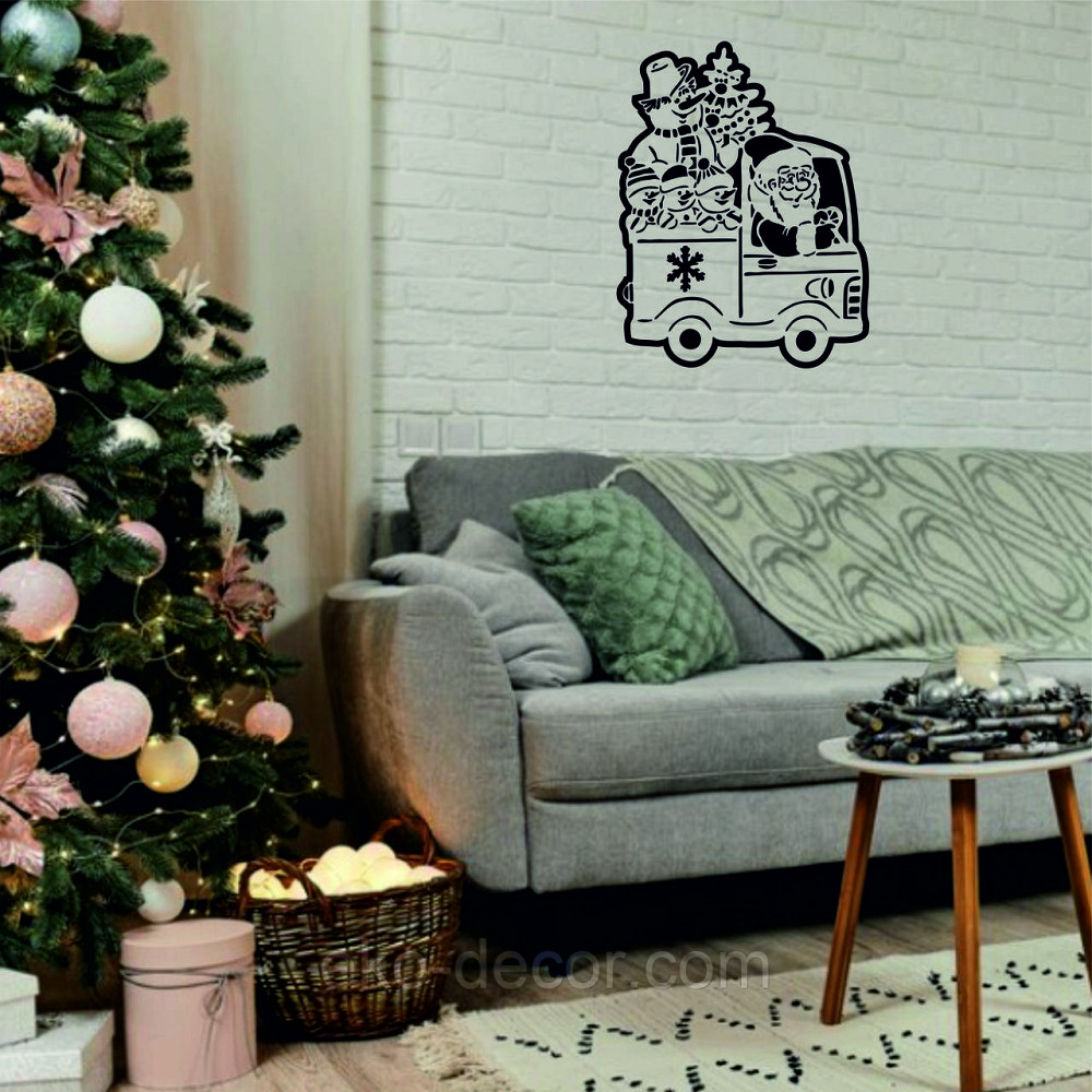 Декоративное настенное Панно «Новый год», Декор на стену 110*83 см Киев - изображение 7