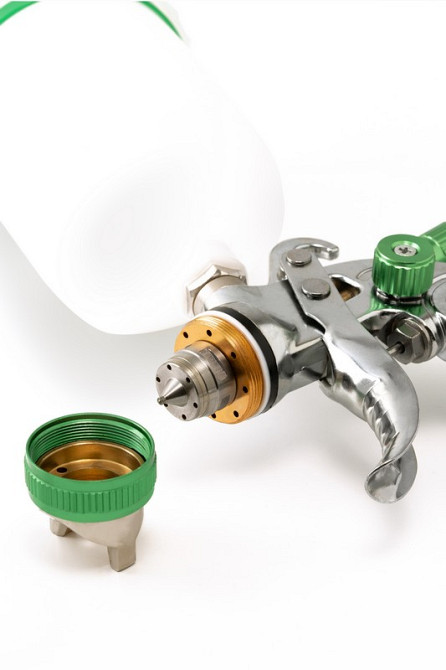 Фарбопульт пневматичний MASTERTOOL HVLP II ВПЛБ 600 мл Ø 1,3 мм круглий/плоский факел 180-260 л/хв 3-4 бар 80-8908 Коломыя - изображение 3