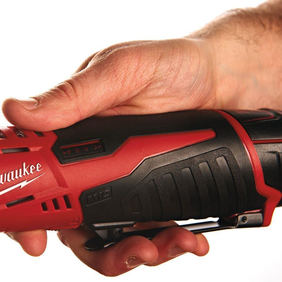 Гайкокрут кутовий акумуляторний 3/8" MILWAUKEE, M12 IR-201B, 47Нм, (+ заряд.пристрій, 1 акум.Х 2Аг, сумка для інструментів) Одеса - фото 4