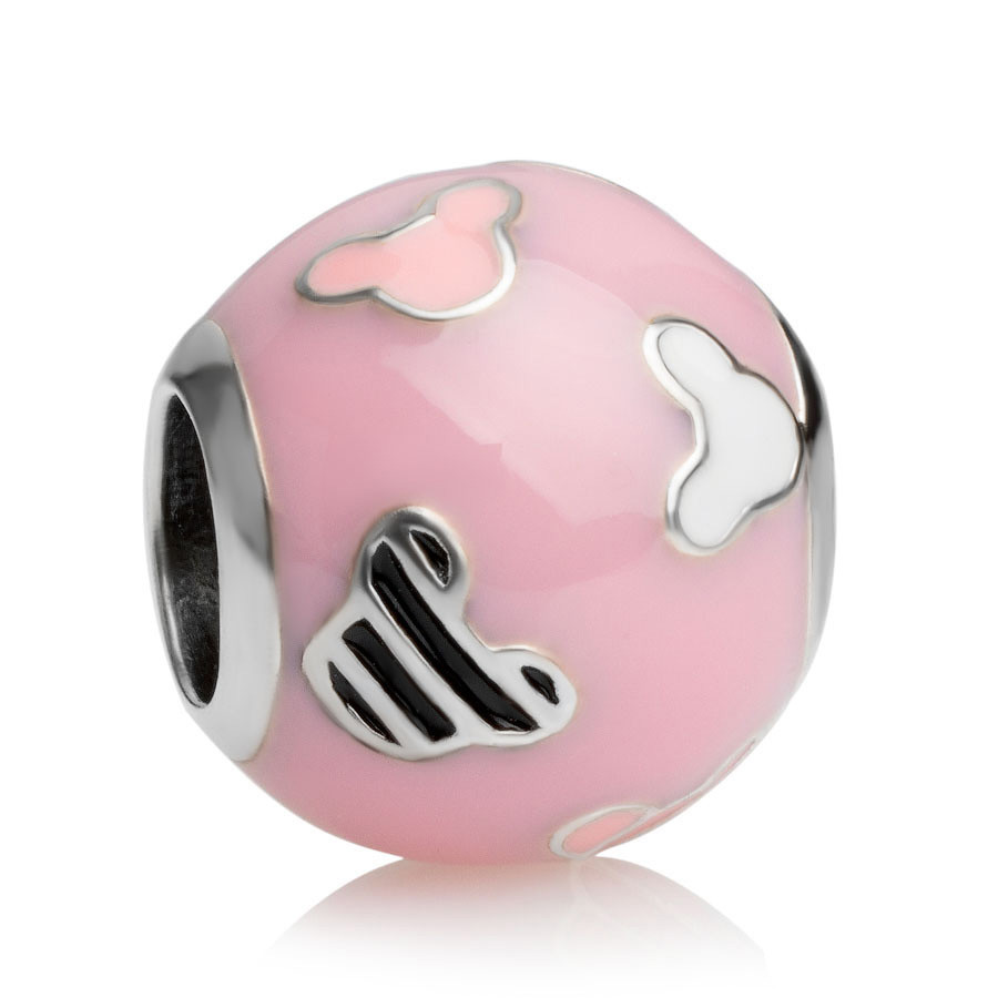 Срібна намистина Пандора  "Рожевий силует Міккі" MasterSem Київ - фото 1