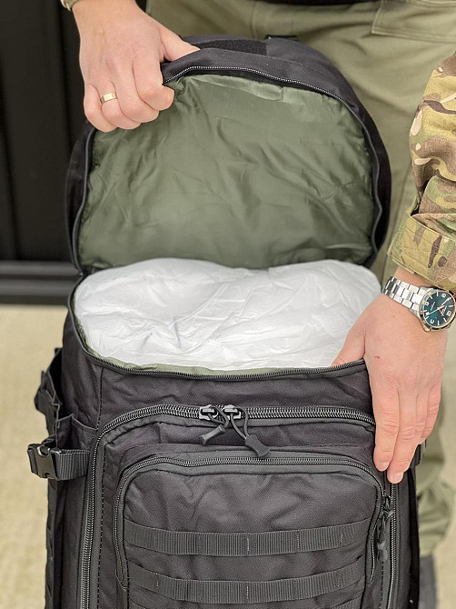 Тактичний рюкзак хакі 100 л. транспортний міцний Одеса - фото 4