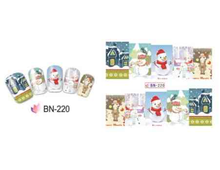 Стикеры на ногти рождественские, размер стикера 6*5см, инструкция по применению есть в описании Киев