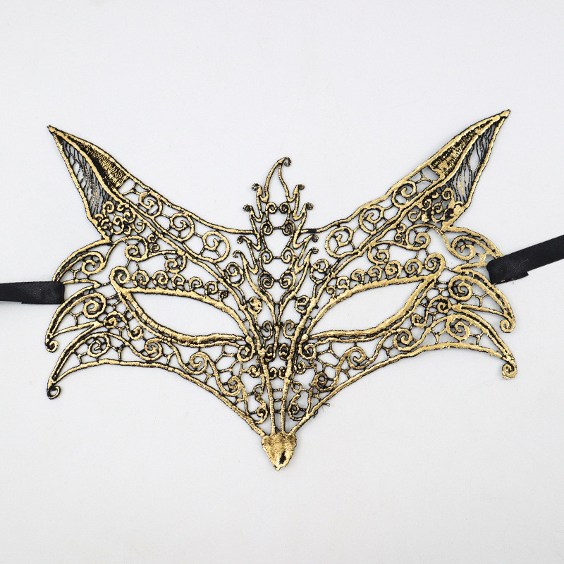 Маска для карнавалу Лис one size золотистий Київ - фото 3